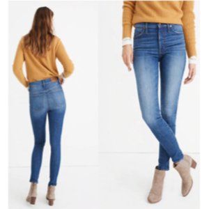 Madewell 9" Mid-Rise Skinny Jeans in Pendale Wash